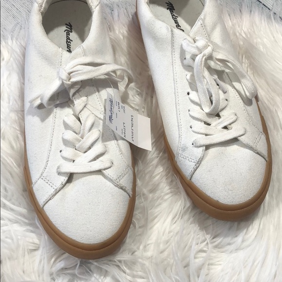 NWT Madewell Sidewalk Canvas Low Top Sneakers - Picture 6 of 10